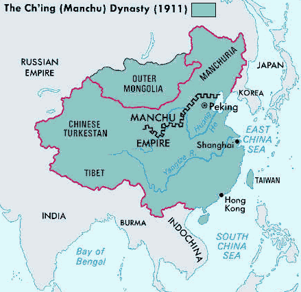 Map of Manchu