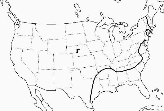 Rhotic Areas in US