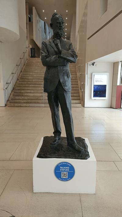 George Bernard Shaw at the National Gallery of Ireland, Merrion Square West, Dublin