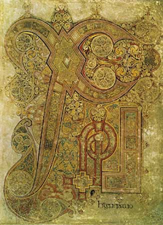 The Book of Kells, Chi-Rho Page