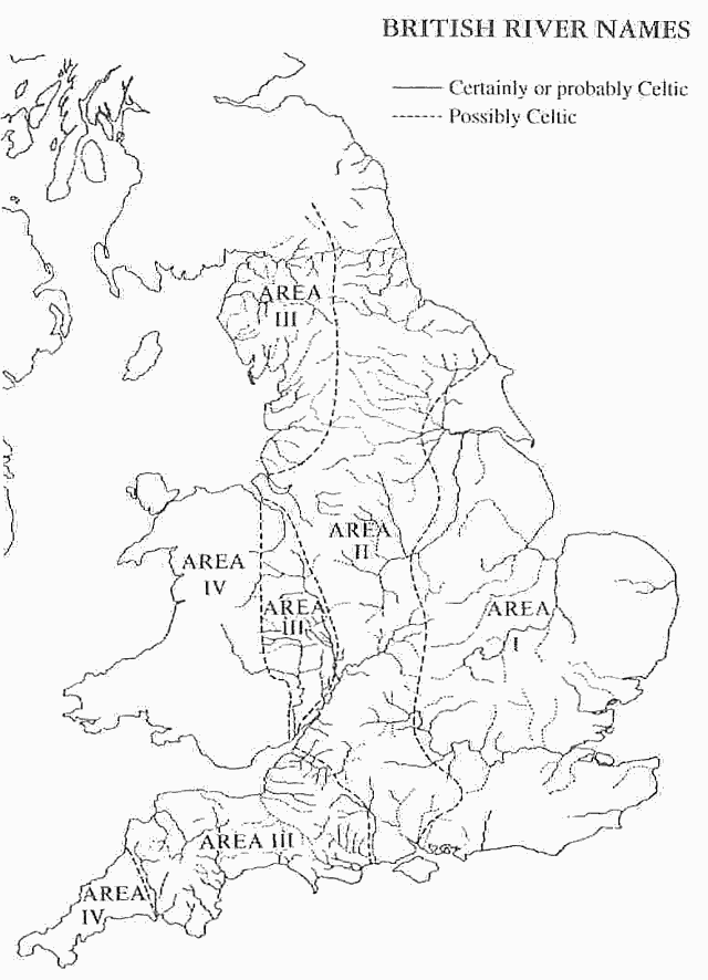 Map of Celtic Placenames