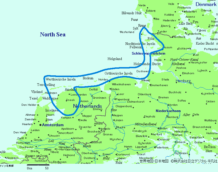Distribution of Frisian Languages