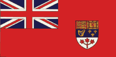 National Flag of Canada in 1957