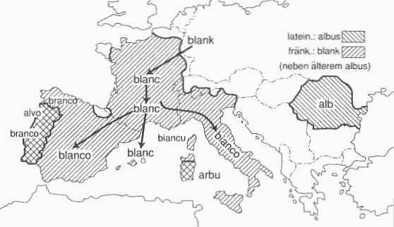 Geographical Diffusion of Frankish